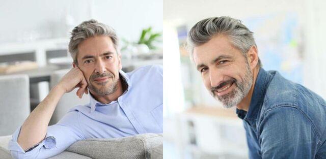 Ősz haj ápolása - 4 tipp férfiaknak