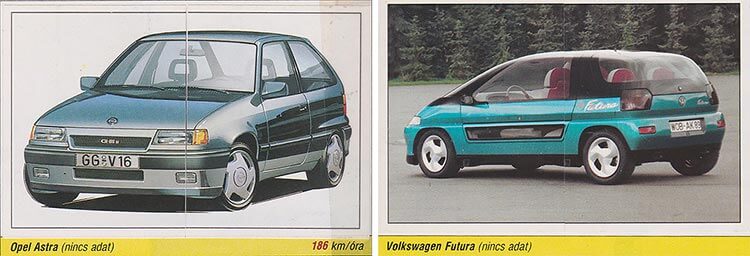 Opel Astra és Volkswagen Futura