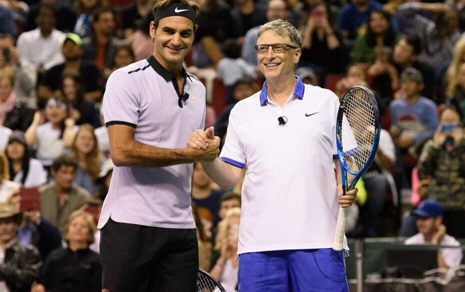Roger Federer - Bill Gates - férfimagazin