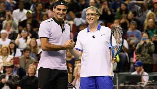 Így hozza Federer csúcsformába Bill Gates kondiját!