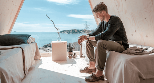 A finnek ultra-minimalista faháza a fenntartható lakhatás jövője