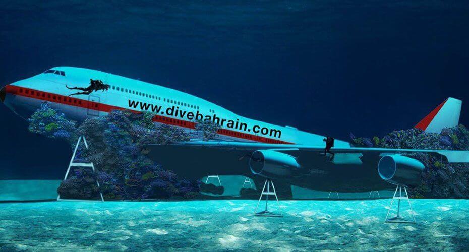 Dive Bahrain Boeing 747