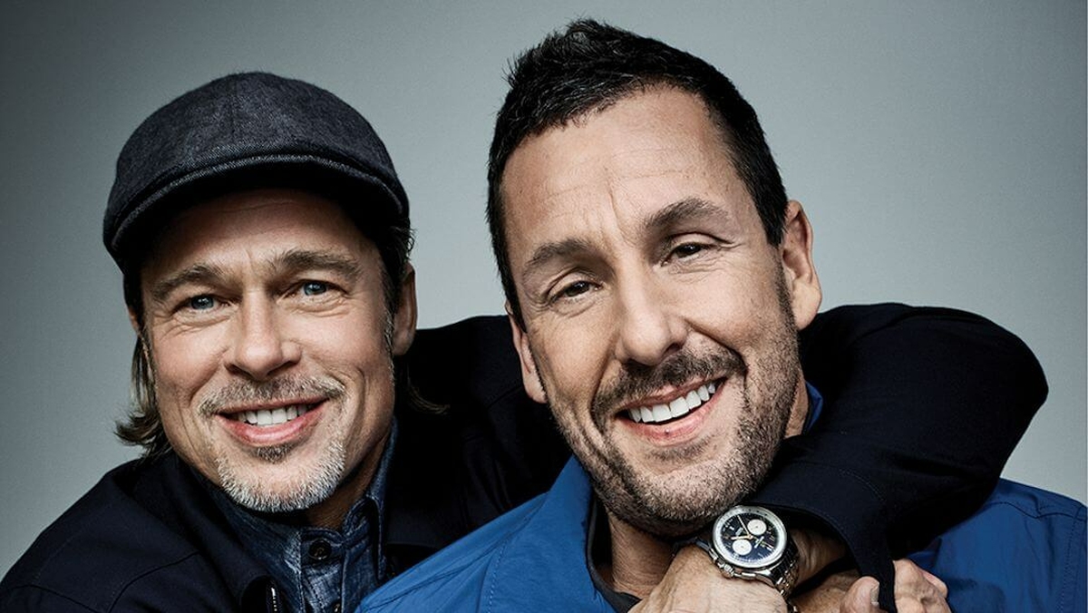 Adam Sandler és Brad Pitt egyetlen közös jelenete a véletlenre lett bízva