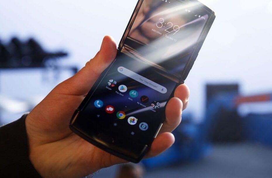 Motorola Razr 2019 - csúszás