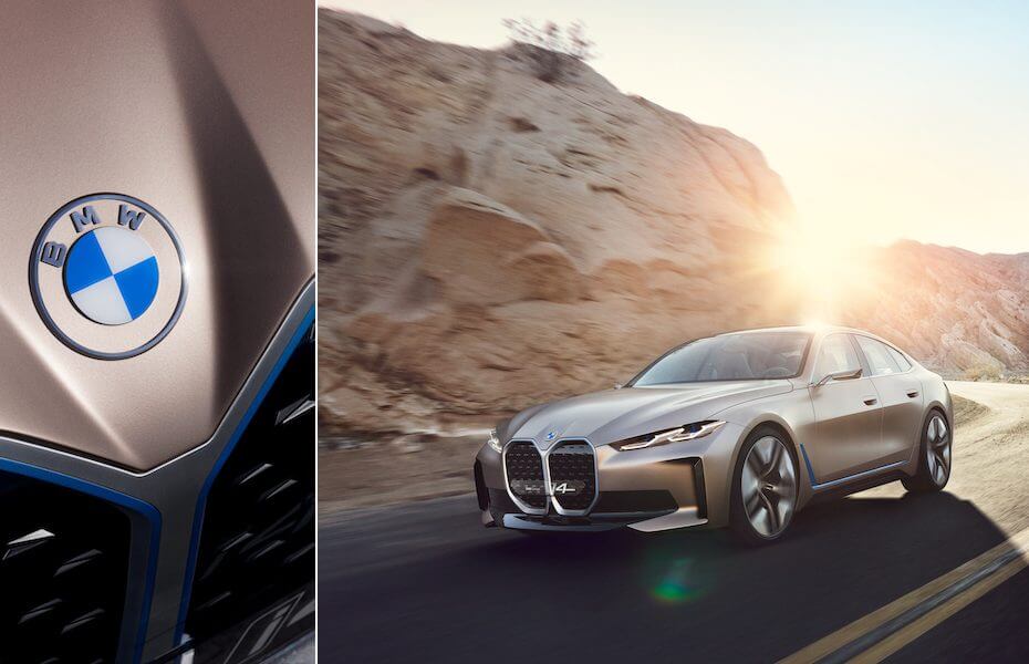 BMW concept i4 - új BMW logó