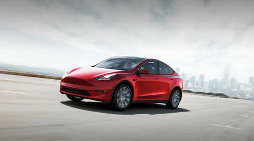 Egy piros Model Y lett az egymilliomodik Tesla