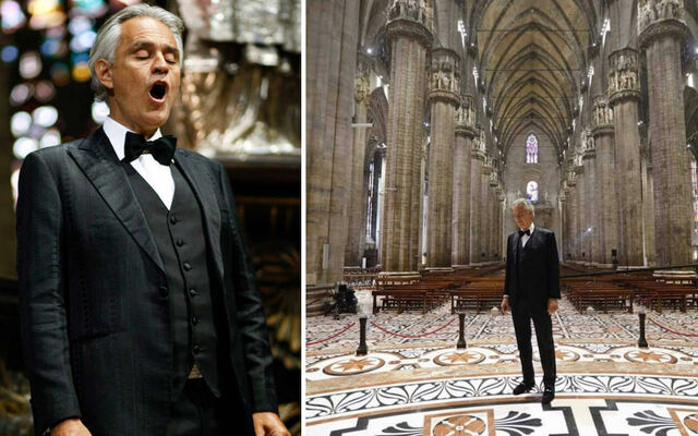 36 millió megtekintésnél jár Andrea Bocelli online húsvéti koncertje