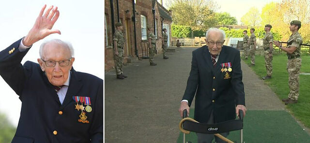 Több mint 25 millió fontot gyűjtött a brit egészségügy számára egy 100 éves veterán