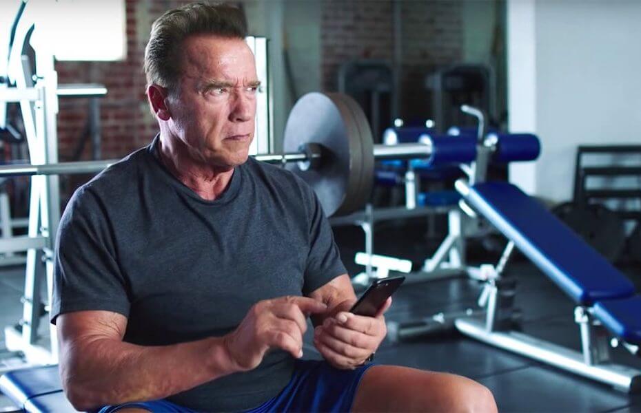 Arnold Schwarzenegger - social media