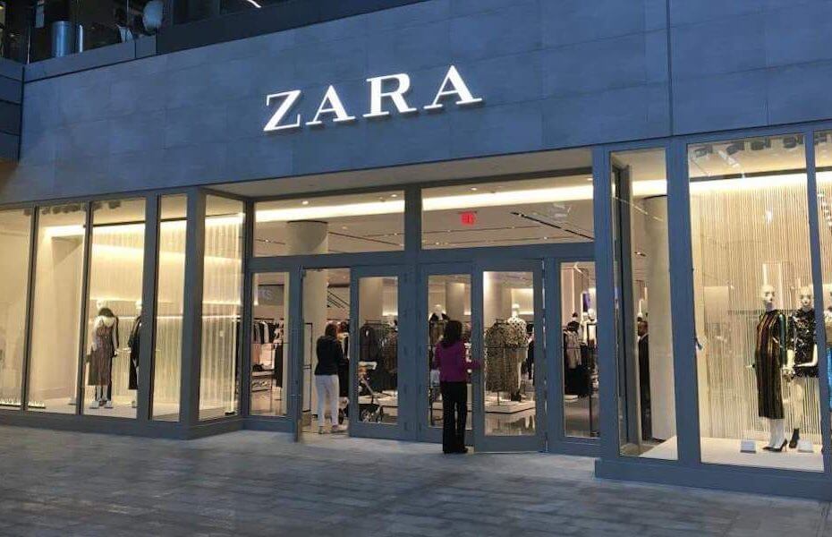 Zara - Inditex - bezárás