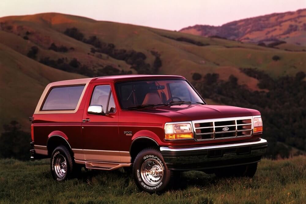 Ford Bronco történet 1996