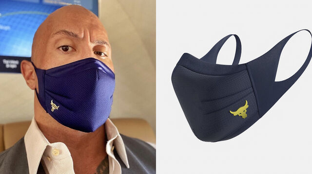 Dwayne Johnson kifejezetten sportolók számára tervezett arcmaszkot dobott piacra