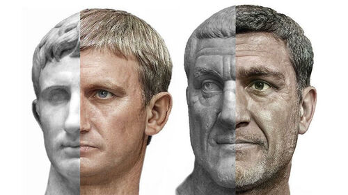 Egy torontói tervező lerántotta a leplet 54 rettegett római császár valódi arcáról