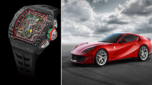 Versenyautók a csuklón: a Ferrari és a Richard Mille is partnerségre lépett