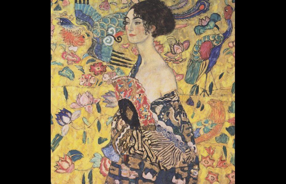 Gustav Klimt - Nő legyezővel