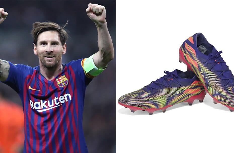 Messi - rekord - cipő - aukció