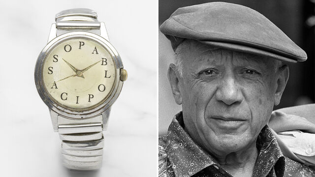 Picasso ’60-as évekbeli órája a becsléseket túlszárnyalva 267 ezer dollárért kelt el egy aukción