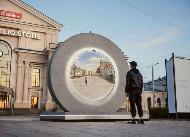 Ezentúl egy high-tech portál köti össze egy litván és egy lengyel város lakóit