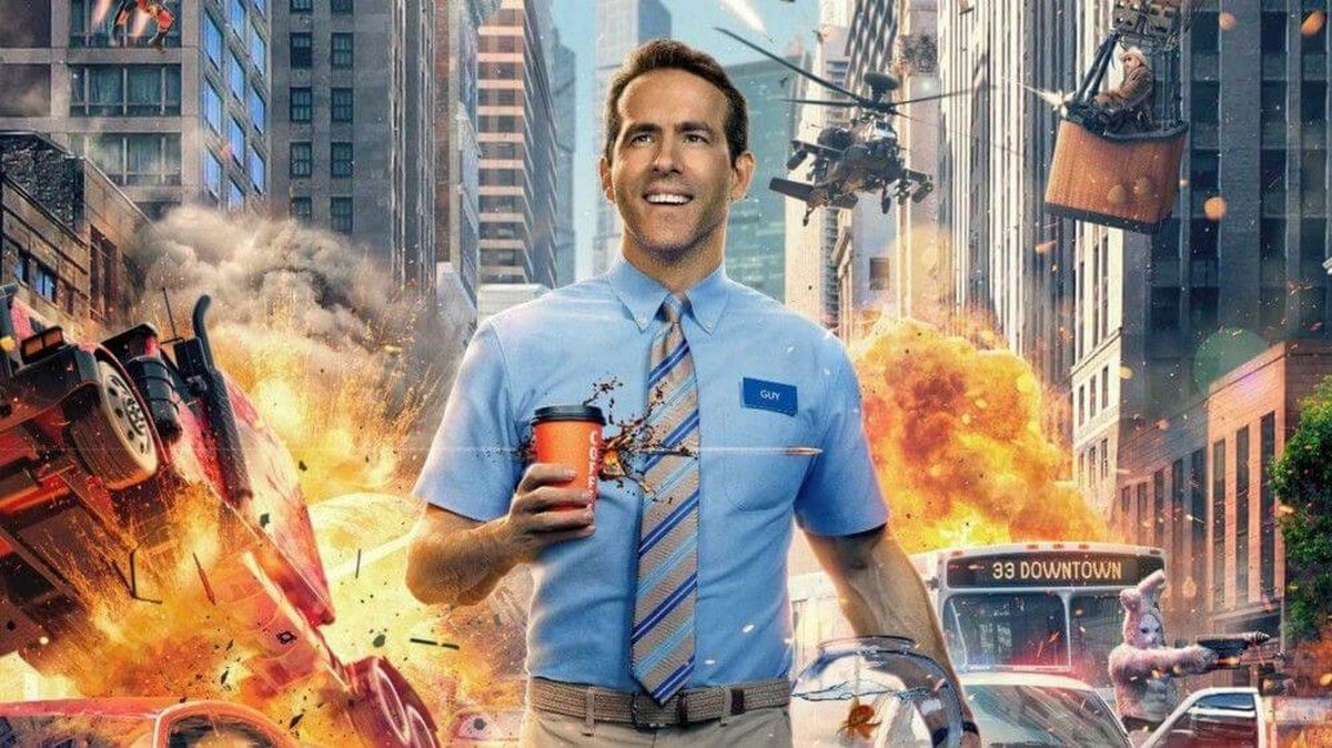 A nyúl viszi a puskát Ryan Reynolds Free Guy című vígjátékában