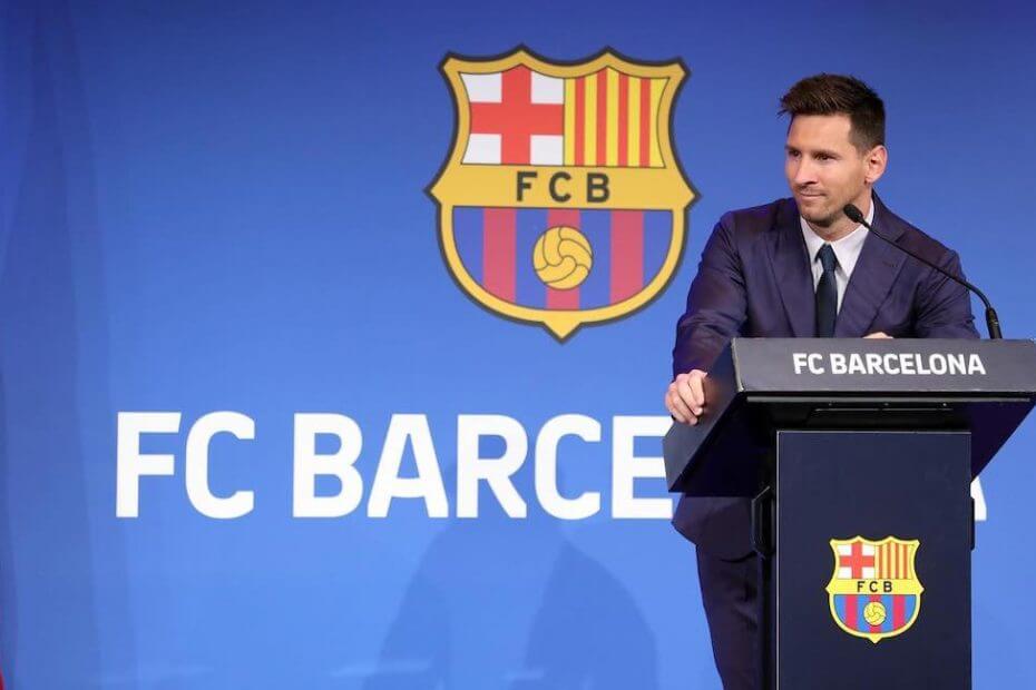 Lionel Messi - FC Barcelona - búcsú