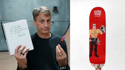 Egy éjszaka alatt elfogyott az összes gördeszka, amit Tony Hawk vérével festettek meg