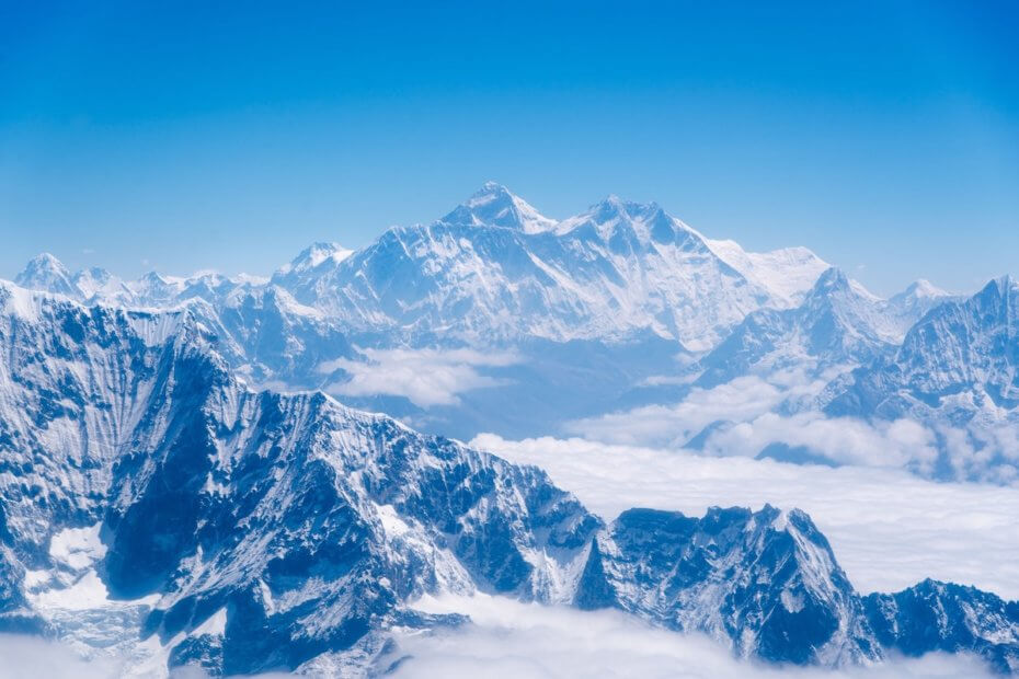 Mount Everest - gleccser - klímaváltozás