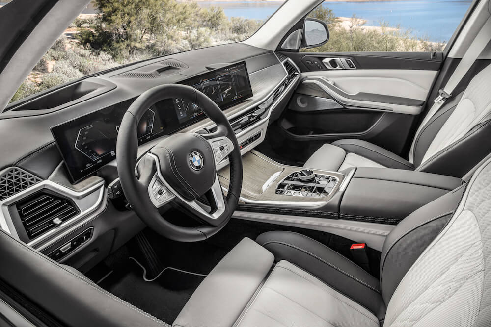 új BMW X7 műszerfal
