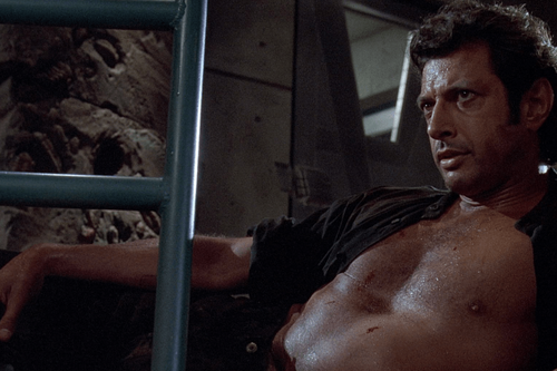 Jeff Goldblum elhíresült jelenete benne sem volt a Jurassic Park forgatókönyvében