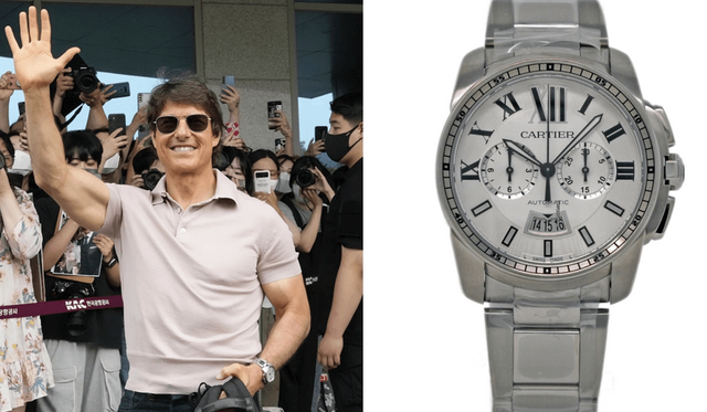Tom Cruise két Cartier órát is villantott a Top Gun turnéja során