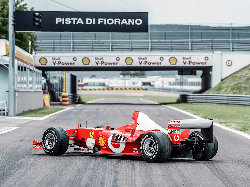 Schumacher - Ferrari - aukció
