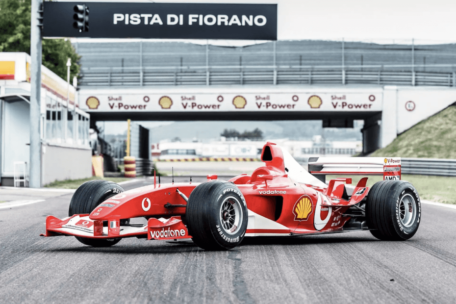 Ferrari Michael Schumacher árverés