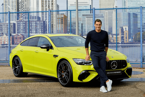 A nyugdíjas Roger Federer egy egyedi, hibrid Mercedes-AMG-t tervezett