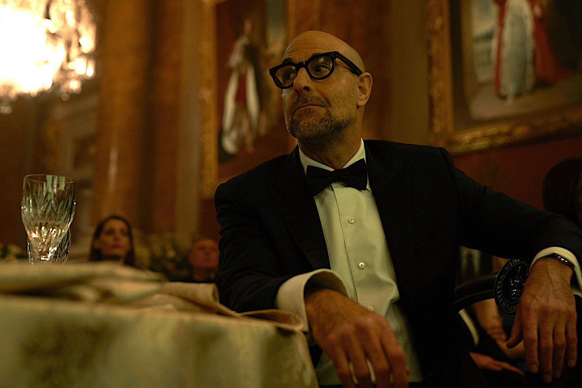 Stanley Tucci a születésnapjára kocsonyát kapott, íme a reakció!