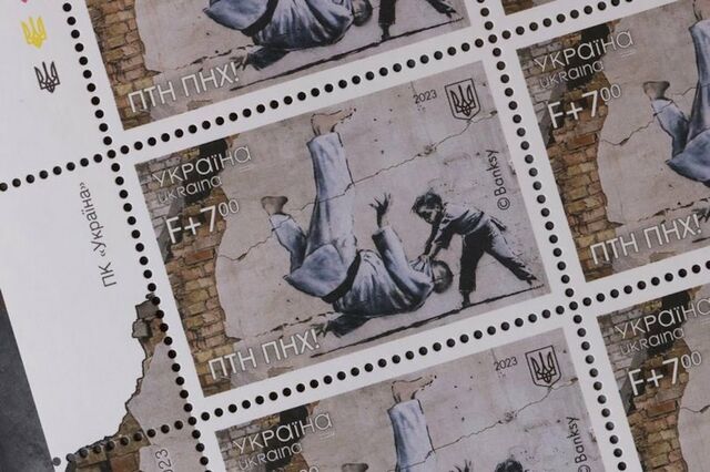 Banksy bélyegen küldi padlóra Putyint