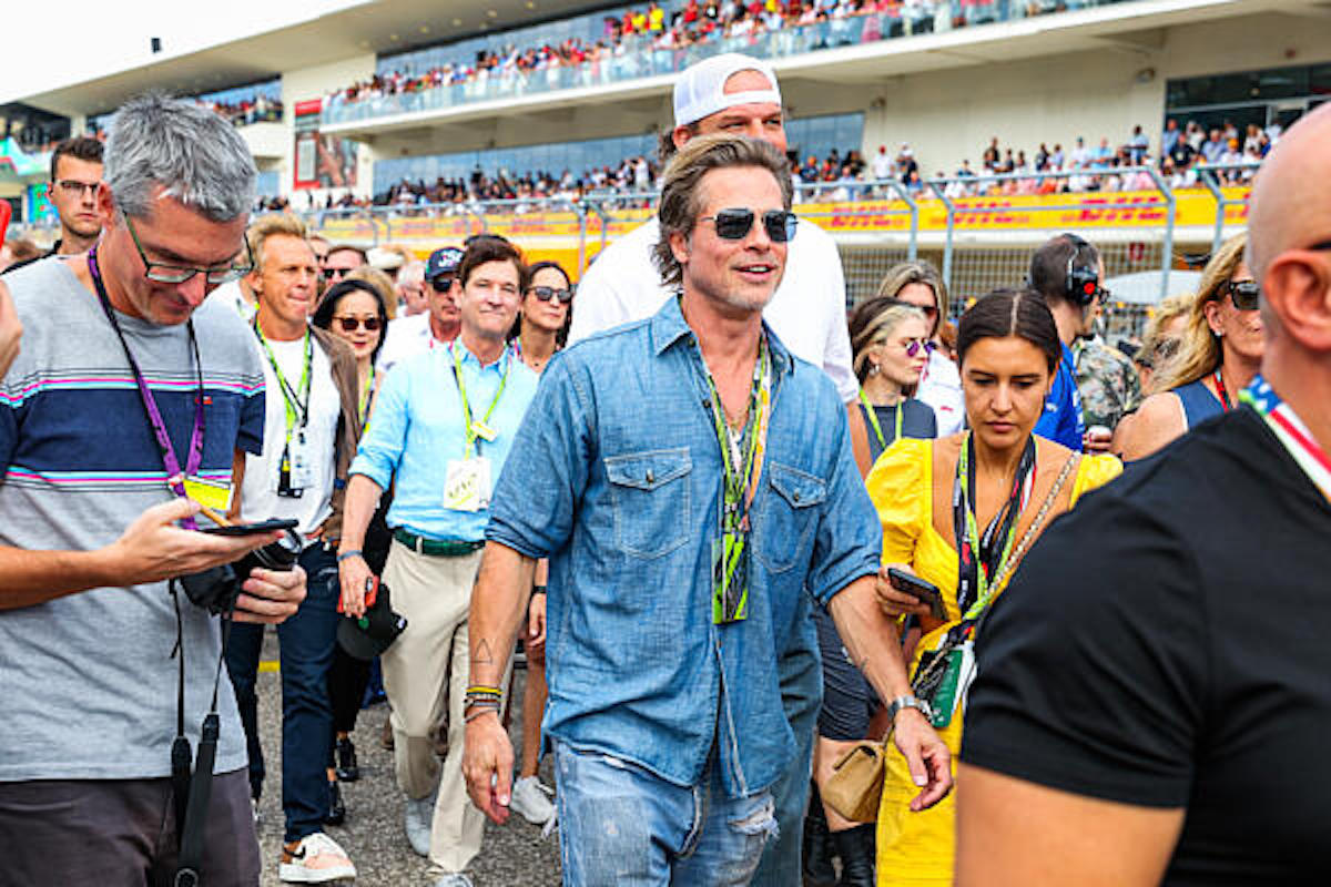Brad Pitt - Silverstone - F1 - film - online férfimagazin