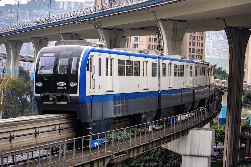 Chongqing Monorail extrém vonatok - utazás - online férfimagazin