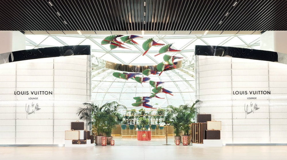 Qatar - Louis Vuitton - HIA - repülőtér lounge