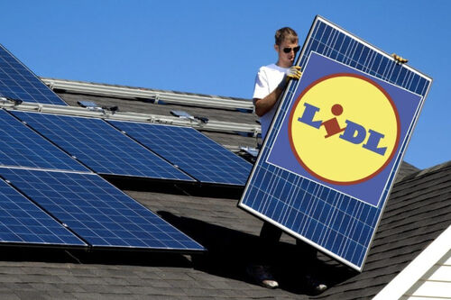 A Lidl is beszállt a napelemes rendszerek piacára