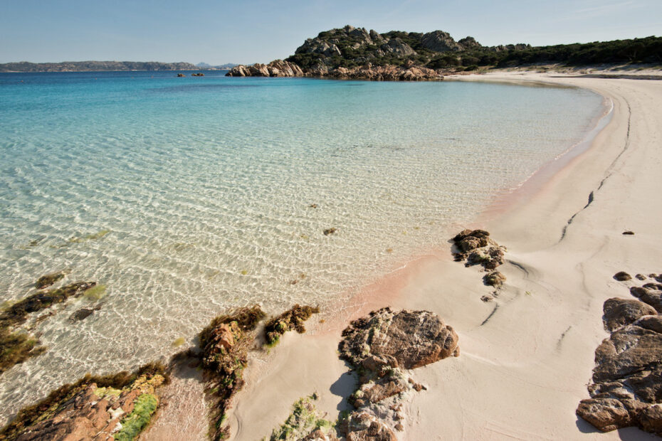 Spiaggia Rosa - Szardínia - rózsaszín homokos part