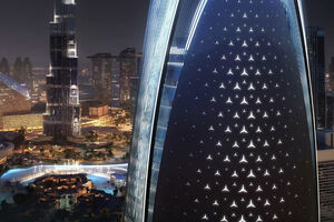 A Mercedes-Benz bemutatta Dubajban épülő luxus-felhőkarcolóját