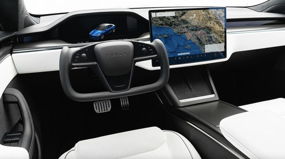 Tesla kormány - autó - autóipar - online férfimagazin