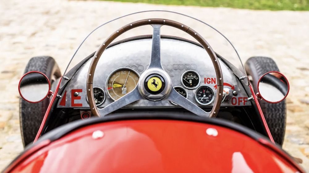 Ferrari - aukció - árverés - F1 - online férfimagazin