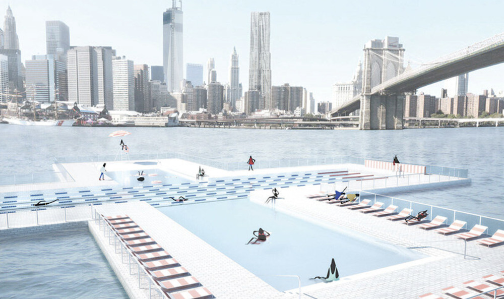 +pool New York megépül az úszó medence