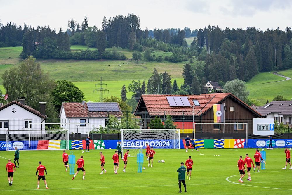 első edzés Németországban - foci eb 2024