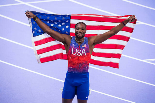 Noah Lyles stílusosan egy Omega Speedmastert viselt a döntőn