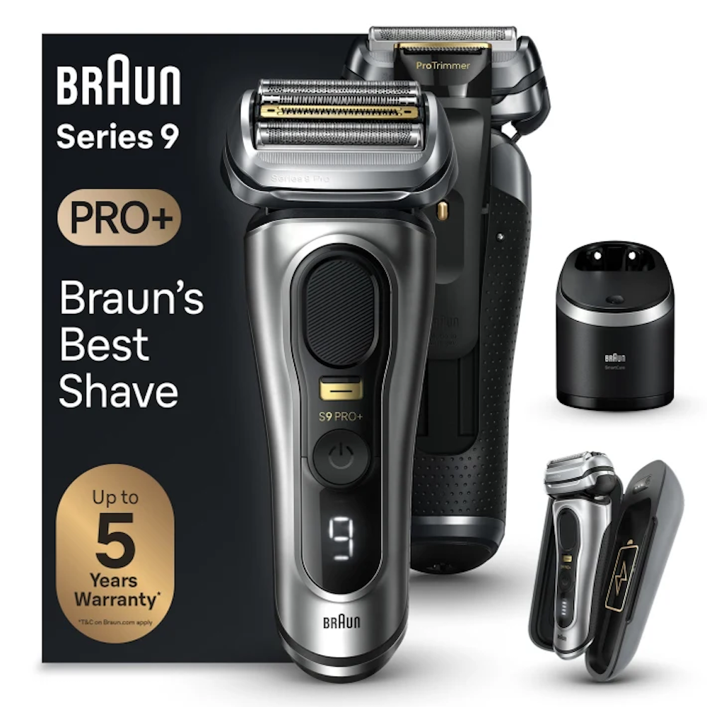 braun series 9 pro + eleketromos borotva