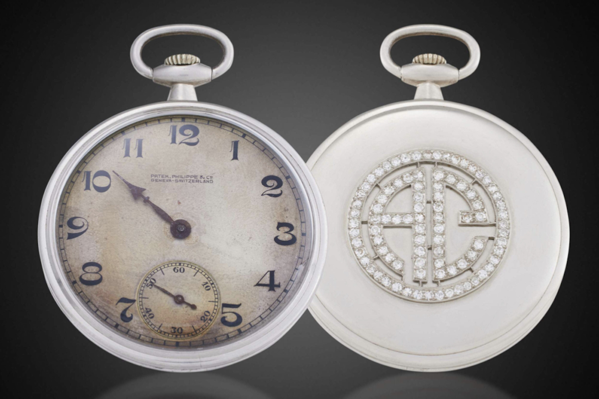 Kalapács alatt Al Capone gyémántos Patek Philippe órája 