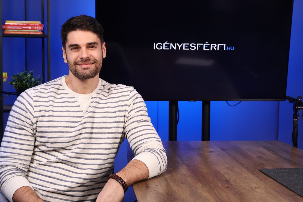 „Nem azért élünk, hogy lemondjunk az álmainkról” – Fehérvári Gábor Alfréd őszintén beszélt a kitartás és az ostobaság határáról az Igényesférfi podcastban
